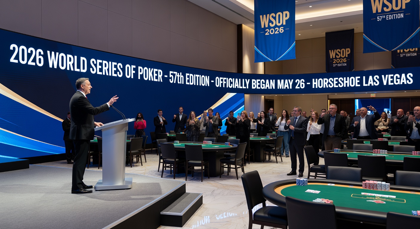 Livestream setup for WSOP bracelet tournaments in 2026