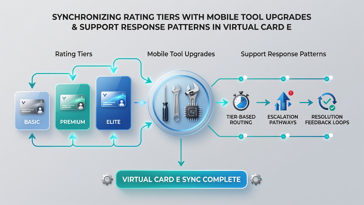 Graph showing support response patterns aligned with rating tiers and mobile upgrades