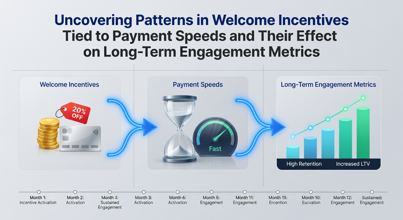 Analysis of welcome incentives and payment speed correlations in online platforms